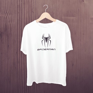 Spider-Man Sticker for T-Shirt - 20cm Iron-On Heat Transfer Vinyl | Durable & Easy to Apply | Black